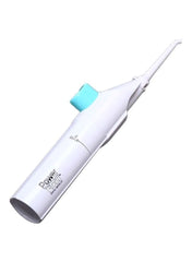 Portable Power Dental Floss Water Jet White/Blue - Telemall UAE