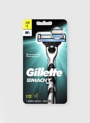 Mach3 Razor With 2 Blade Refills Black/Silver