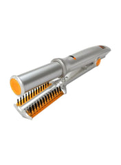 Professional Rotating Hair Iron Silver/Orange