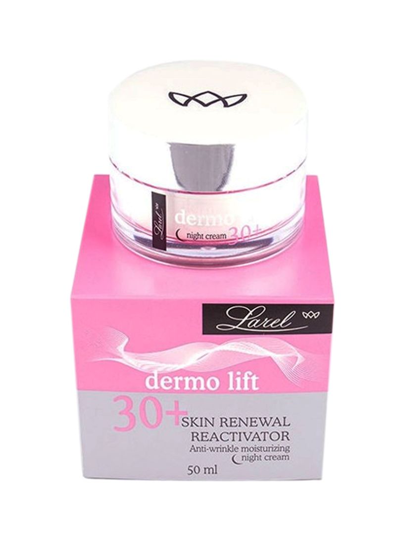Dermot Lift 30 Plus Skin Renewal Reactivator Anti-Wrinkle Night Cream 50ml - Telemall UAE