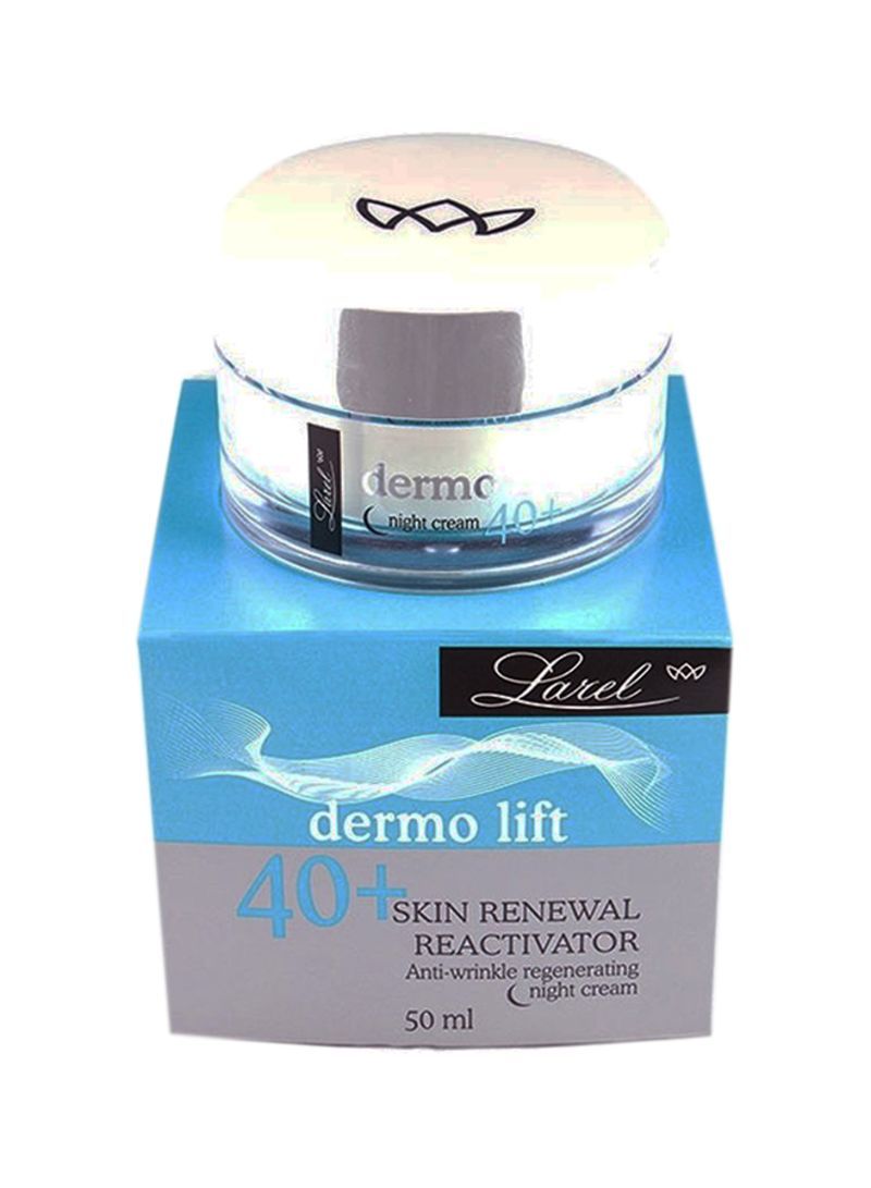 Dermot Lift 40 Plus Skin Renewal Reactivator Anti-Wrinkle Night Cream 50ml - Telemall UAE