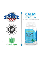 Calm + Focus Well Being Enhancer Dietary Supplement - 60 Capsules