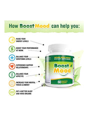 Boost Mood Dietary Supplement - 60 Vegetable Capsules