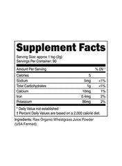 Raw Wheatgrass Juice Powder 110g
