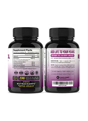 Resveratrol Dietary Supplement 1200mg - 60 Vegan Capsules