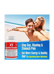 Digestive Enzyme Dietary Supplement - 60 Capsules
