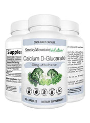 Calcium D-Glucarate 500 mg Dietary Supplement - 90 Capsules