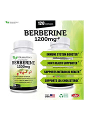 Berberine 1200 mg Dietary Supplement -120 Capsules