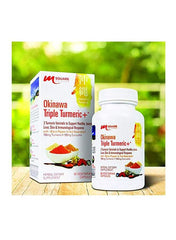 2-Piece 3 Turmeric Varietals With Black Pepper To Aid Absorption - 60 Vegetarian Capsules