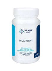 Biospora Probiotic Supplement - 120 Capsules