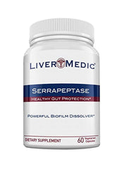 Serrapeptase Powerful Biofilm Dissolver Dietary Supplement - 60 Vegetarian Capsules