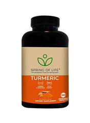 Turmeric Dietary Supplement - 180 Vegetable Capsules