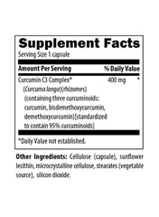 C3 Curcumin Complex Dietary Supplement 400 Mg - 60 Capsules