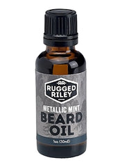 Rugged Riley Metallic Mint Beard Oil 30ml