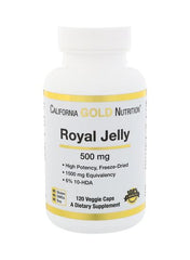 Royal Jelly 500Mg Dietary Supplement - 120 Veggie Capsules