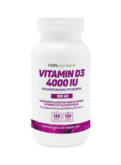 Vitamin D3 4000 IU, 120 Capsules