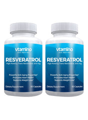 Pack Of 2 High Potency Resveratrol - 120 Capsules