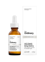 100% Organic Cold-Pressed Borage Seed Oil White 30ml
