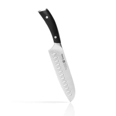 Fissman Kitchenware Cutlery Santoku Knife With Raised Dots Koyoshi With German Stainless Steel 7-Inch