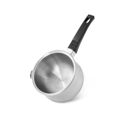 Fissman Kitchen Cookware Saucepan Bain-Marie With Double Walls 16Ã—9.5 cm / 0.95 Ltr Without Lid (Stainless Steel)