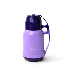 Fissman Outdoor Travel Vacuum Bottle 1000 ml Purple With Glass Liner Inside