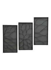 Brayton Metal Wall Decor Set 42 X 4 X 80 Cm 3 Pc