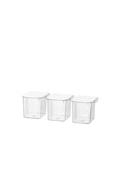 Container With Lid White Colour