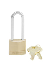 Brass Key Padlock W Keys 9 7 x 3 x 1 2 cm