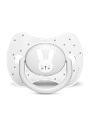 Premium Physiological Soother Grey Rabbit 18 Months