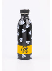 Stainless Steel Urban Print Drinking Bottle 500 ml, Black/White