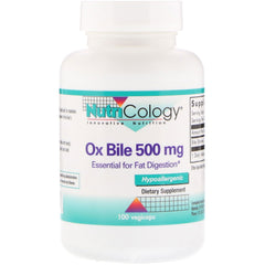 Pack Of 2 Ox Bile Dietary Supplement 500mg - 100 Capsules