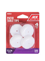 Plastic Patio Table Tips Pack 3.81cm 4 Pcs