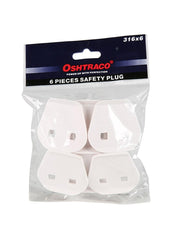 Oshtraco Safety Plug Pack Of 6