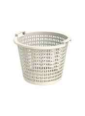 Wide Plastic Laundry Basket 45 L Off White