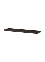 Wall Shelf Brown Black 80X20Cm