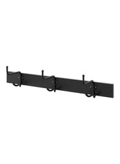 Rack With 3 Hooks Black Colour