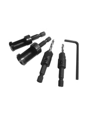 Erbauer Plug Cutter And Counter Sink Set 4Pcs