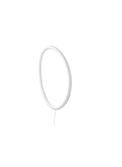 Led Wall Lamp White Metal Circle