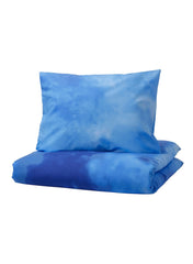 Duvet Cover And Pillowcase Ocean Pattern Blue 150x200cm And 50x80cm