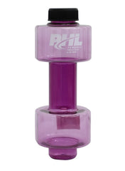 Dumbbell Sports Water Bottle Purple