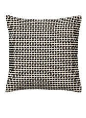 Cushion Cover Beige Black 50x50cm