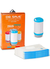 Dr Save Vacuum Sealer and Reusable Food Bags Kitchen Set
