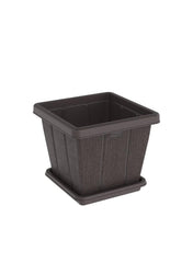 Plastic Square Planter With Tray 20 L