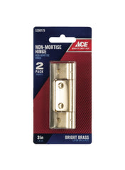 Ace Brass Non-Mortise Hinge 2Pcs 7.62cm
