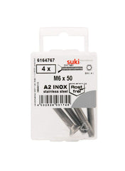 6164767 M6 Machine Screws Pack Of 4 50 Mm