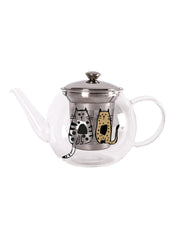 Borosilicate Glass Strainer Teapot 600Ml