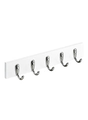 Hettich Modern Stainless Steel 5-Hook Clothes Rail