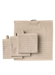 Wash Cloth Light Beige Pack Of 4