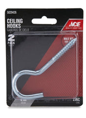 Cd2 Ceiling Hook 4cm Pack Of 2