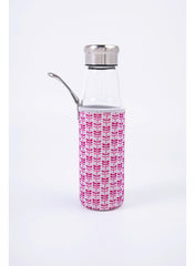 Glass Bottle 550 ml, Pink